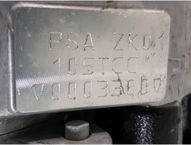 Engine type ZK01 - Citroen C4 III PH.1 - C0-8300R