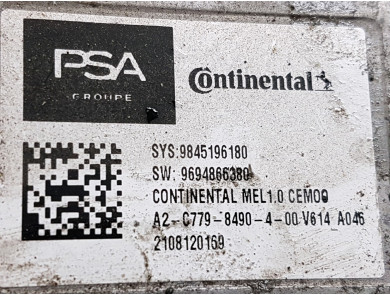 Engine type ZK01 - Citroen C4 III PH.1 - C0-6657Y