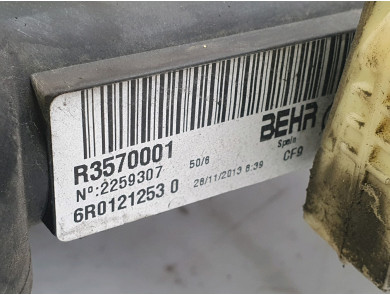 Échangeur eau - Seat IBIZA IV PH.2 - 6R0121253 - L1-4336I