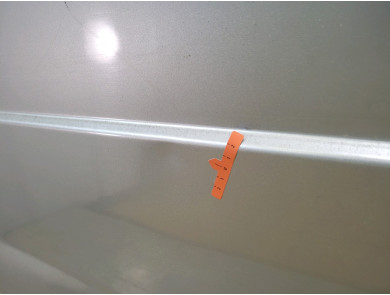 Right rear sliding door - Opel VIVARO A PH.1 - Gris Clair - 91160009 - P1-6481K
