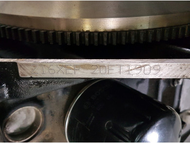 Moteur type Z16XEP - Opel ASTRA H PH.1 - W1-2752C