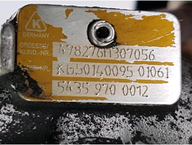Engine type K9K802 - Renault KANGOO - K1-2638E