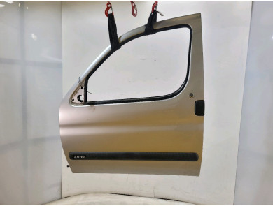 Left front door - Citroen BERLINGO I PH.1 - Gris Clair - 9839318280 - N1-7004L