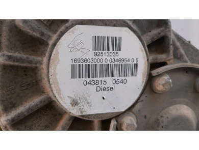 Gearbox type A1693603000 - Mercedes CLASSE A II PH.2 - I2-0498F