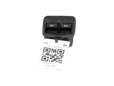 Left window-lift switch panel - Renault KANGOO EXPRESS II PH.2 - 254116484R - C1-2660G