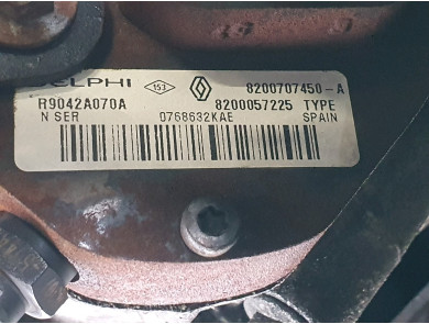 Engine type K9K276 - Nissan NOTE I PH.1 - X1-8087K