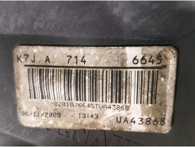 Engine type K7J714 - Dacia SANDERO I - B1-6476C