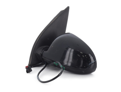 Left wing mirror - Volkswagen GOLF V - Noir - 1K1857507DC9B9 - T0-0143W