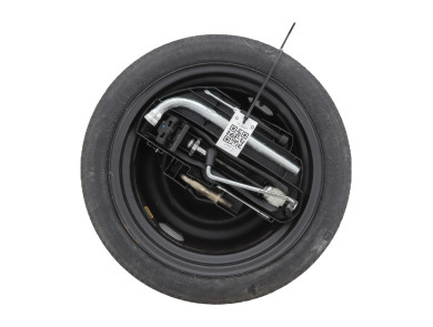 Space saver spare wheel kit used - Volkswagen POLO - 6N0601025G 03C