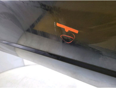 Left front door - Honda CIVIC VII PH.2 - Noir - 67050SMGE00ZZ - X0-8382T