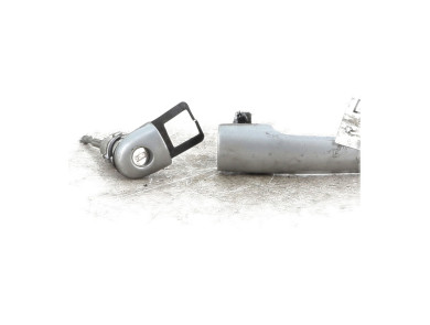 Exterior door handle left - Renault CLIO III PH.2 - Noir - 7701478160 - U0-6934R