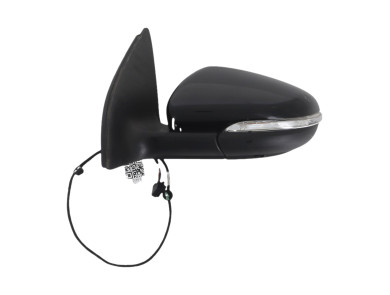 Left wing mirror - Volkswagen GOLF VI - Noir - 5K0857507AD9B9 - T1-6432J