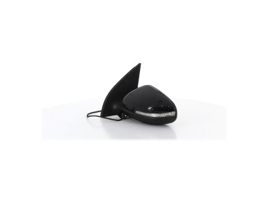 Left wing mirror - Volkswagen GOLF VI - Noir - 5K0857507AD9B9 - T1-6432J