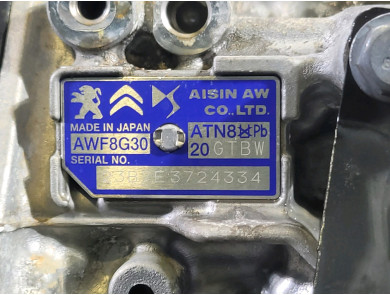 Gearbox type 20GTBW - Peugeot 208 II PH.1 - N1-0189P