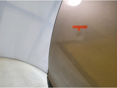Rear left door - Citroen C4 I PH.2 - Beige Clair - 00009006H8 - C1-4781C