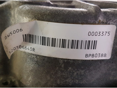 Boîte de vitesses type DW5006-0299R - Renault MEGANE IV PH.1 - S1-9530R