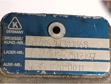 Engine type K9K740 - Renault CLIO CAMPUS II PH.1 - I1-6028A