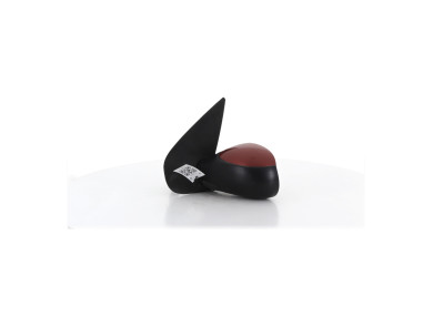 Left wing mirror - Peugeot 206 - Rouge Fonce - 8149QY - Y1-5859E