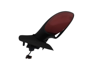 Right wing mirror - Peugeot 206 - Rouge Fonce - 8149KP - Y1-5845M