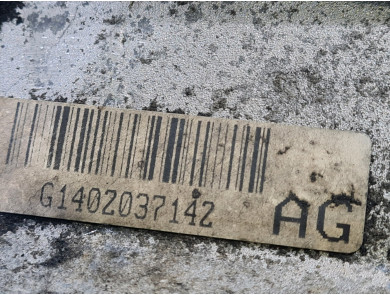 Gearbox type GETRAG-AG - Opel ASTRA G - Q0-8312K