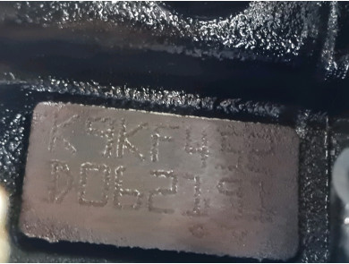 Engine type K9K452 - Mercedes CLASSE A III PH.1 - X0-7187A
