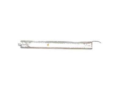 Front bumper reinforcement bar - Opel CORSA D PH.1 - Gris Clair - 13191879 - C1-8320U