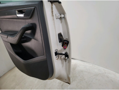 Rear left door - Skoda FABIA III PH.1 - Blanc - 6V6833055A - N2-1836A