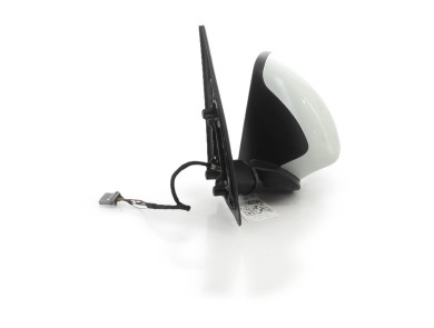 Left wing mirror - Nissan QASHQAI I PH.1 - Blanc - 96302-BR74A- U1-3867P