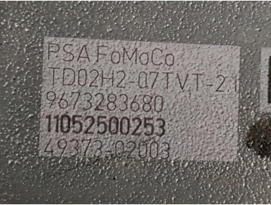Engine type 9H06 - Citroen C4 II PH.1 - M1-1138E