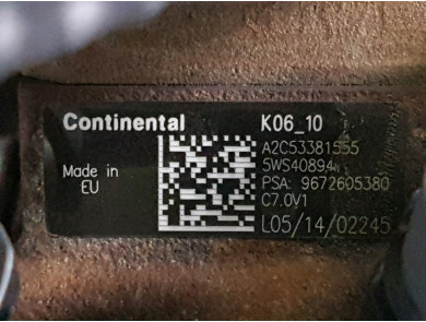 Engine type 9H05 - Citroen DS3 I PH.1 - S0-8052B
