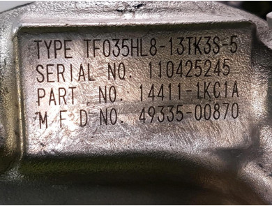 Engine type MR16DE-T-1KC3D - Nissan JUKE I PH.1 - Y0-3777E