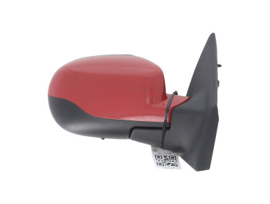 Right wing mirror - Renault CLIO III PH.2 - Rouge Clair - 7701071866 - R1-3529E