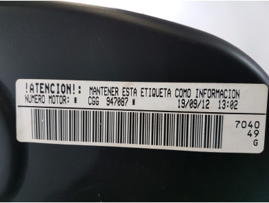 Moteur type CGGB - Seat IBIZA IV PH.2 - E0-8407J