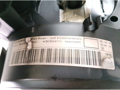 Engine type CBDC - Volkswagen GOLF VI - E0-5865T