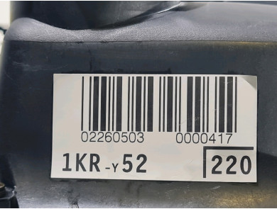 Engine type 1KR-FE-0Q030 - Toyota YARIS III PH.1 - N1-6620X