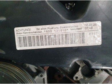 Engine type ASB - Audi A6 III PH.1 - Q1-7357T