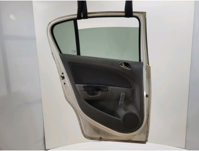 Porte arrière gauche - Opel CORSA D PH.1 - Blanc - 93189342 - Q1-7914S