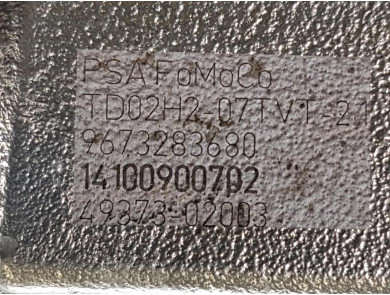 Engine type 8H01 - Peugeot 2008 I PH.1 - U0-1926R