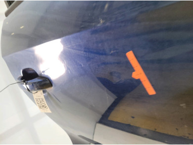 Right door (3-door models only) - Audi A1 I PH.1 - Bleu Fonce - 8X3831052B - T0-2864E