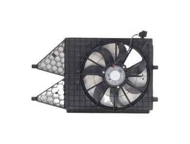 Radiator fan + mounting - Volkswagen POLO V PH.1 - 6R0959455E - W1-8903I