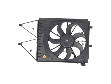 Radiator fan + mounting - Volkswagen POLO V PH.1 - 6R0959455E - W1-8903I