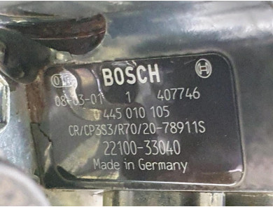 Moteur type 1ND-TV-33260 - Toyota AURIS I PH.1 - Z1-7889R