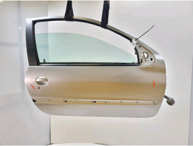 Right door (3-door models only) - Peugeot 206 - Gris Clair - 9004K6 - T1-7774Y