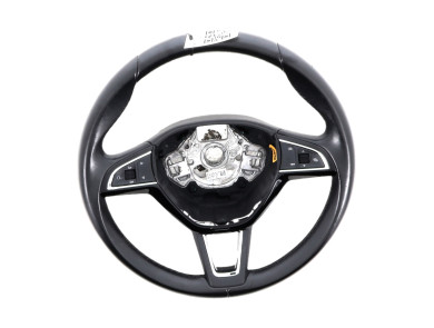 Steering wheel used - Skoda FABIA - 5E0419091BQ CWE