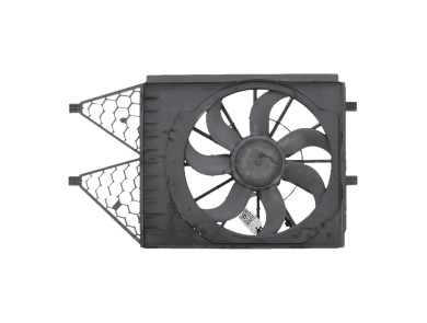 Radiator fan + mounting - Volkswagen POLO V PH.1 - 6R0959455E - W0-1881F