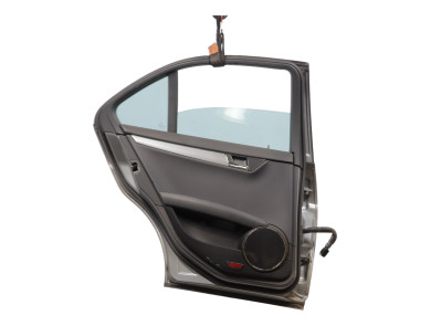 Porte arrière gauche - Mercedes CLASSE C III PH.1 - Gris Clair - 2047302100 - E1-6624A