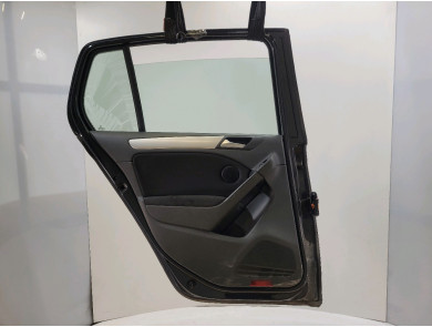 Rear left door - Volkswagen GOLF VI - Noir - 5K6833055K - Y2-6860P