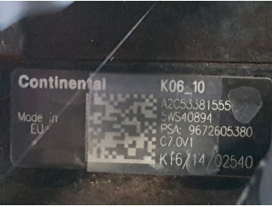 Engine type 9H05 - Citroen C4 PICASSO I - T1-6055K