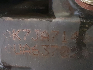 Engine type K7J714 - Dacia SANDERO I - Z1-5117W