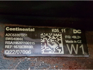 Engine type K9K656 - Renault MEGANE IV PH.1 - L1-8432G
